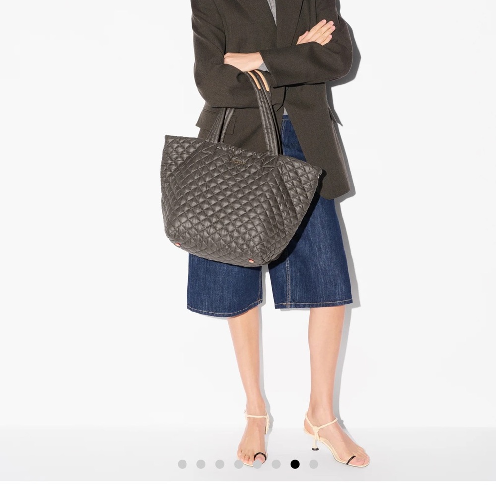 MZ Wallace Quilted Charcoal Tote - Picture 4 of 6